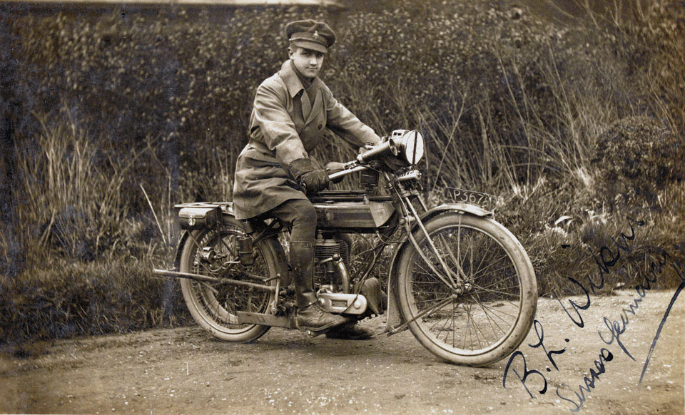 Sapper Harold Wilbert, Royal Engineers Despatch Rider, 1917 (c)