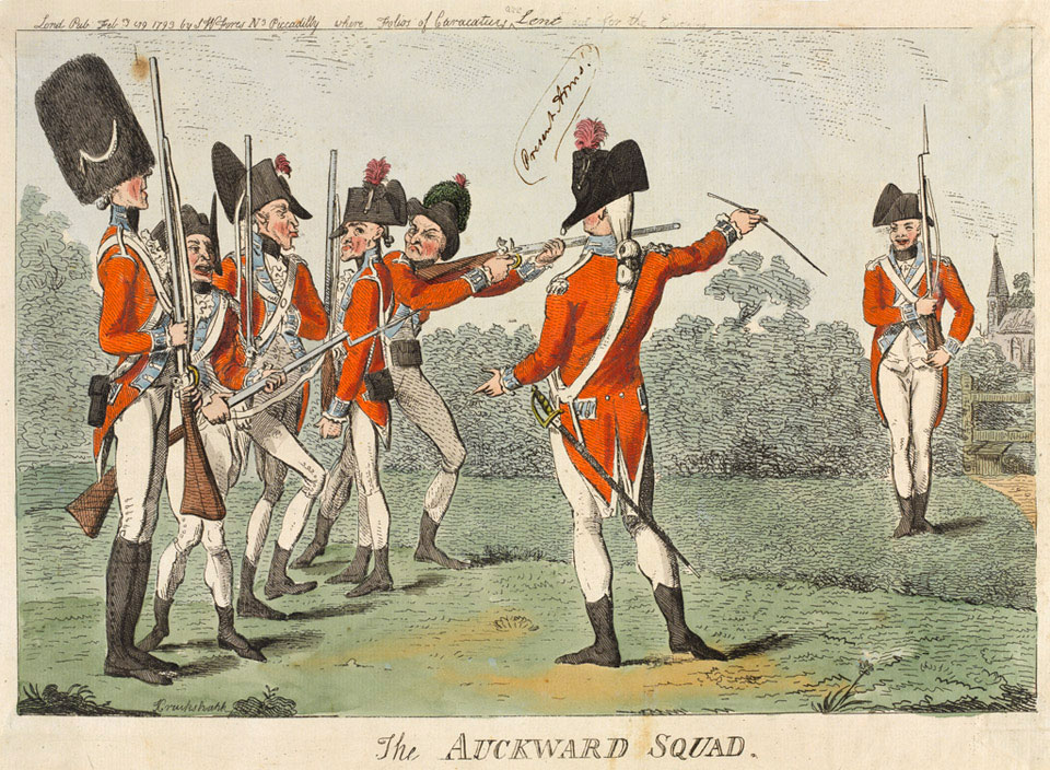 'The Auckward Squad', 1793 | Online Collection | National Army Museum ...