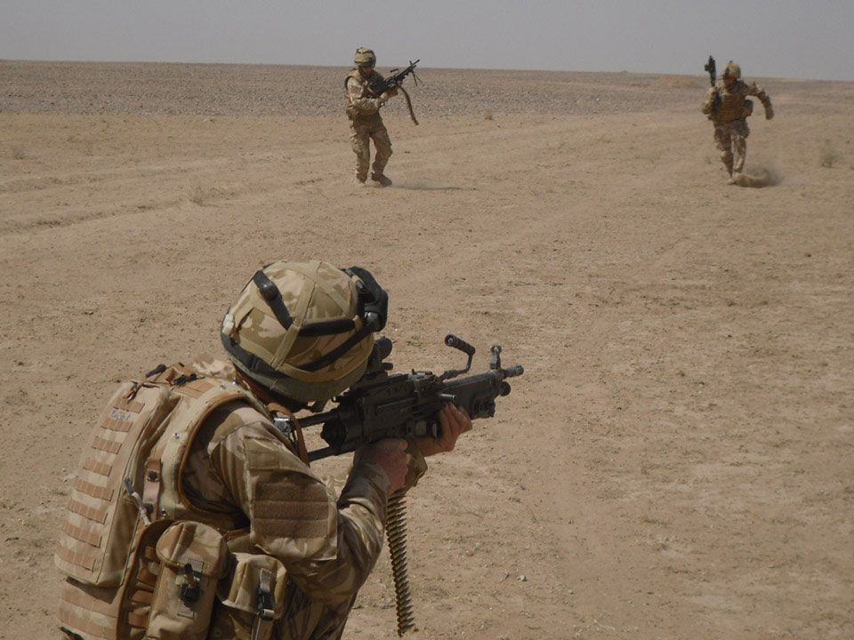 Soldiers from the Yorkshire Regiment operating in Helmand Province , 2009