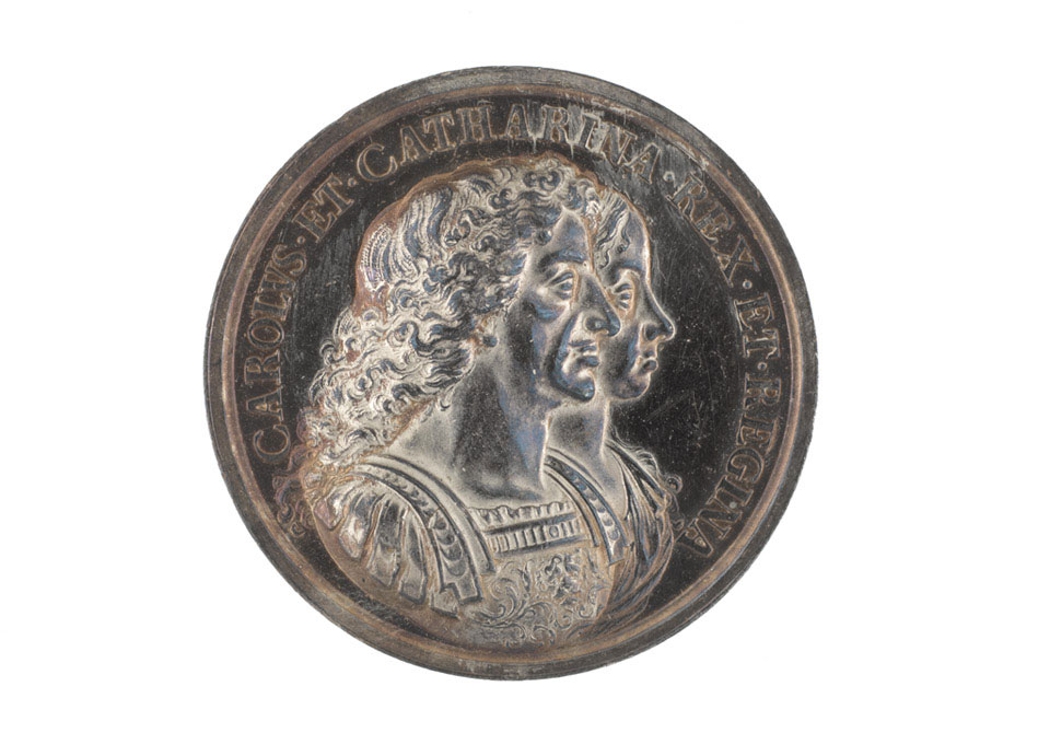 Silver medal commemorating the acquisition of Bombay on the marriage of King Charles II, 1670 (c)