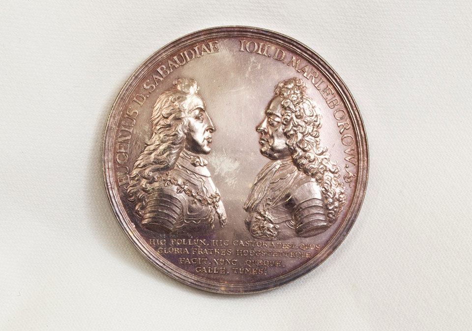 Silver medal commemorating the Battle of Blenheim, 1704