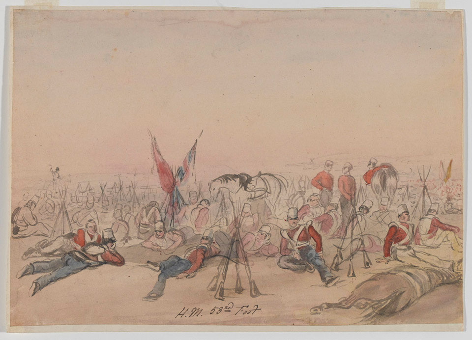'H.M. 53rd Foot', 1845 (c)