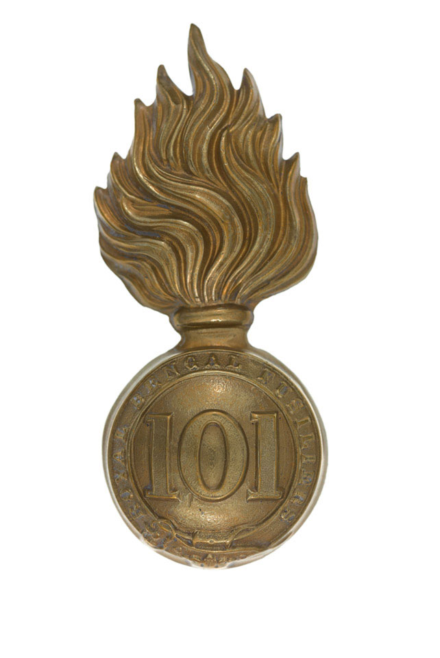 Other ranks' busby badge, 101st Regiment of Foot (Royal Bengal Fusiliers), 1862 (c)