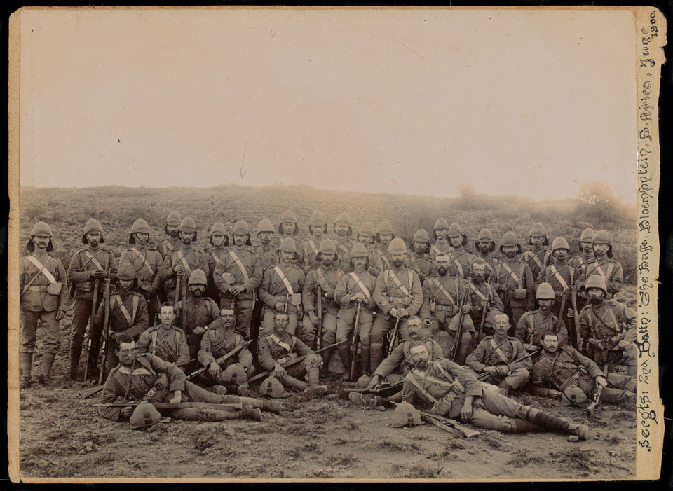 Sergeants of the 2nd Battalion, The Buffs, Bloemfontein, June 1900 ...