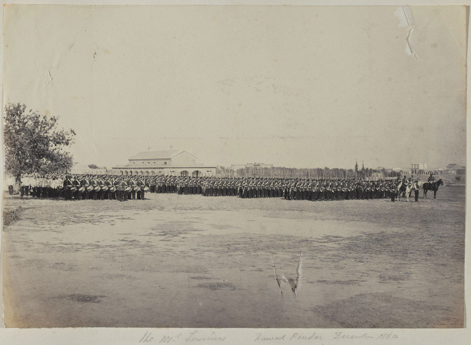 101st Regiment of Foot (Royal Bengal Fusiliers) at Rawalpindi, December, 1864