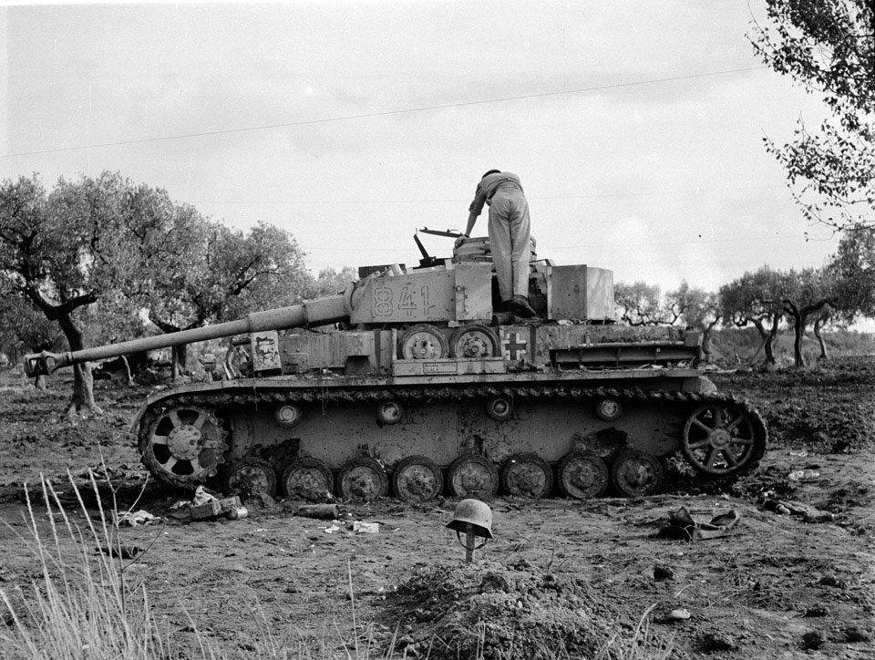 A knocked out Mark IV Special, Italy 1943 (c)