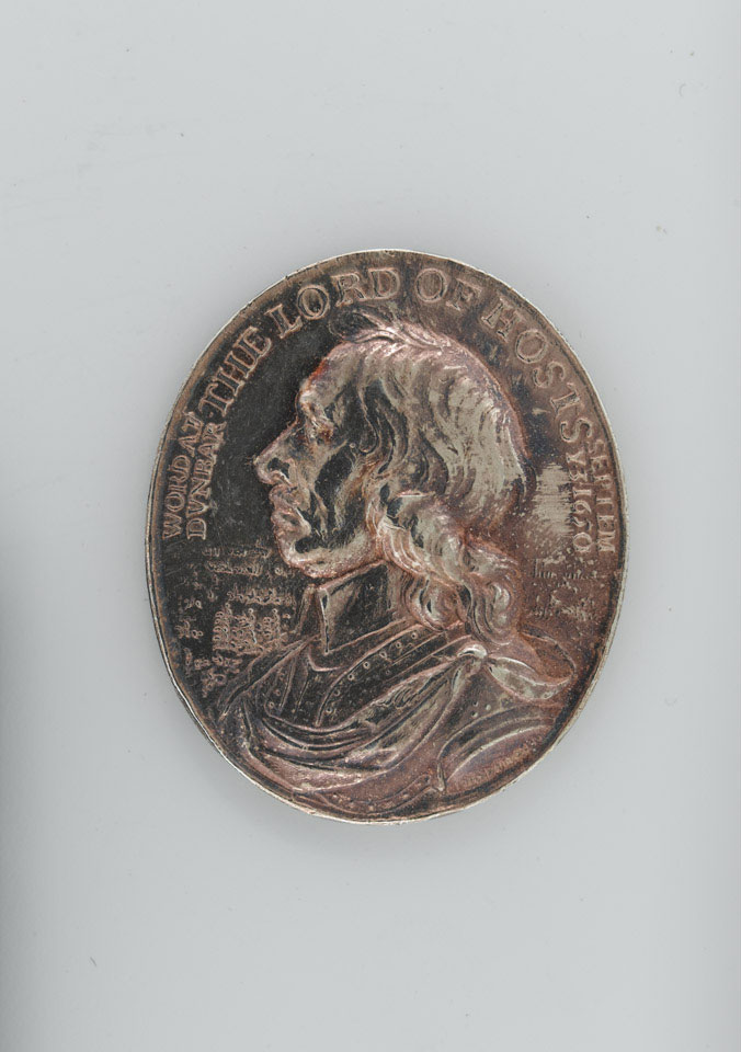 Silver medal commemorating the Parliamentarian victory at the Battle of Dunbar, 1650