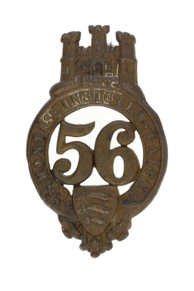 Glengarry badge, other ranks, 56th (West Essex), 1876 (c)