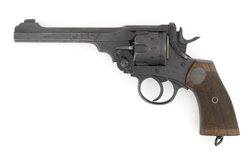 Webley and Scott .455/.476 inch Army Model revolver used by Major- General Charles Townshend in Mesopotamia, 1915 (c)