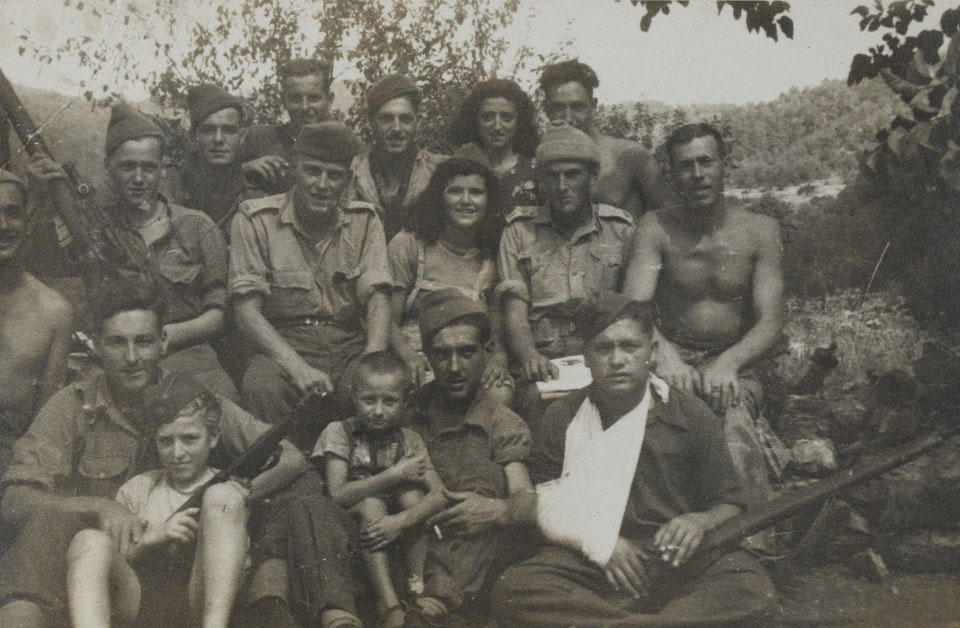 43 Royal Marine Commando with Yugoslav Partisans on the island of Korcula, 1944