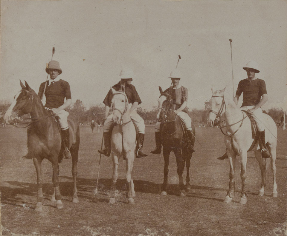 Polo team, 25th Cavalry (Frontier Force), Lahore, 1908 (c)