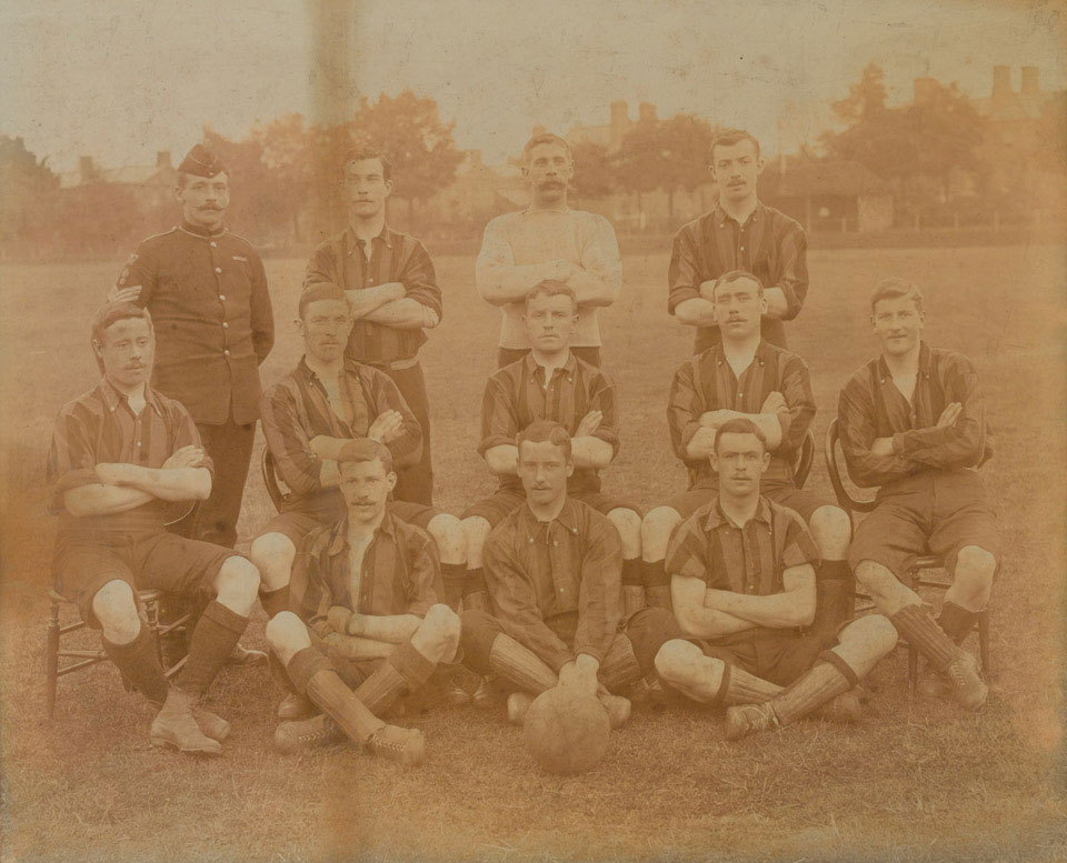 17th Company, Royal Engineers, football team, Aldershot, 1890 (c)