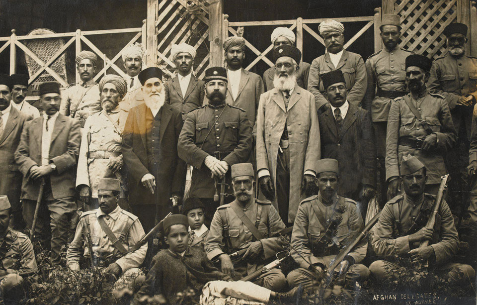 Afghan peace delegates at Murree, 1919