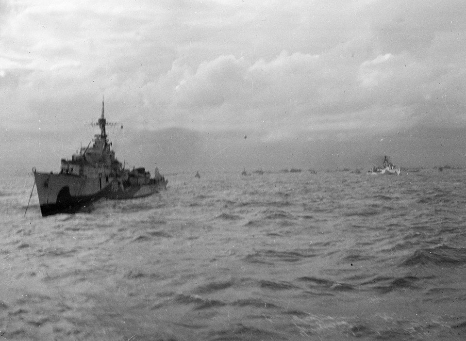 Escort destroyer, Operation OVERLORD, 1944