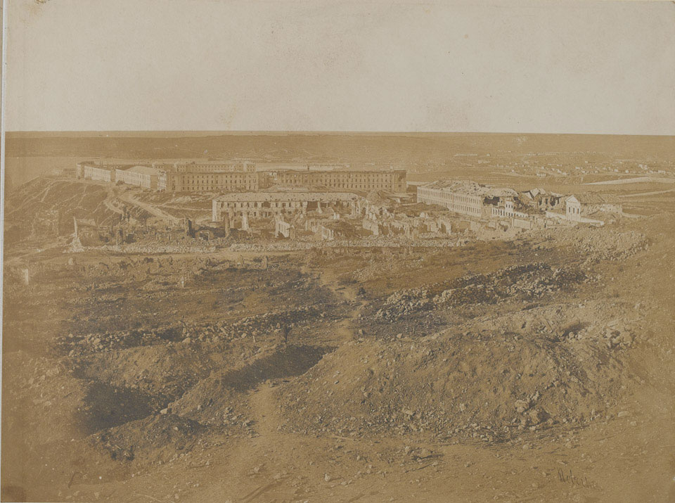 The Great Barrack after the siege, 1855
