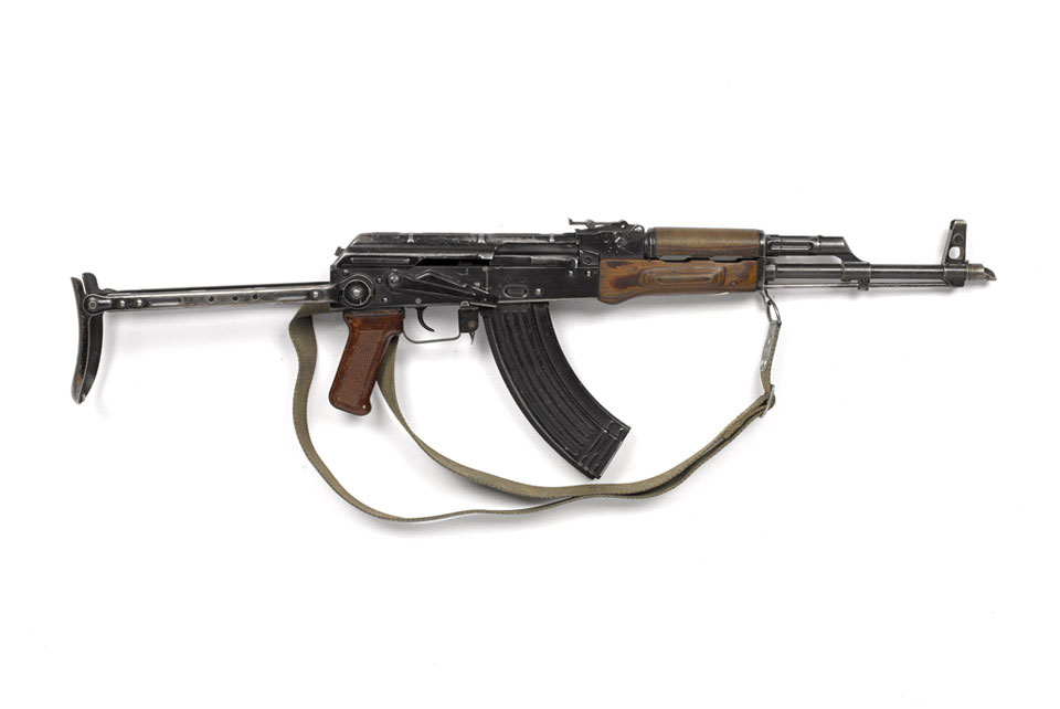 Polish 7.62 mm M1965 Kalashnikov AKM assault rifle, 1980