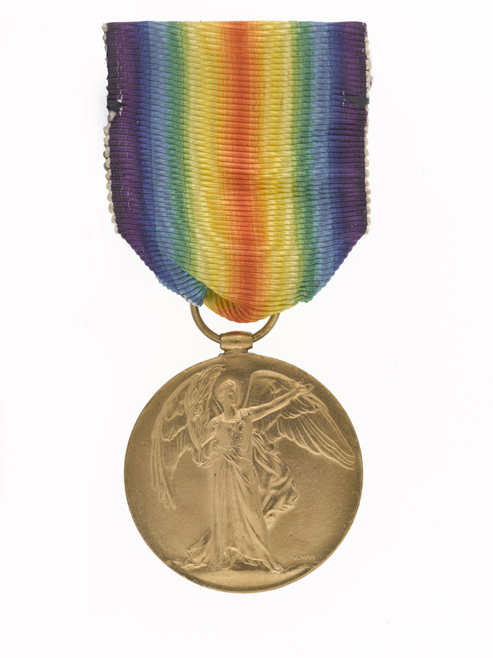 Allied Victory Medal 1914-19 awarded to Lieutenant William Eve, 2/6th (City of London) Battalion (Rifles), The London Regiment