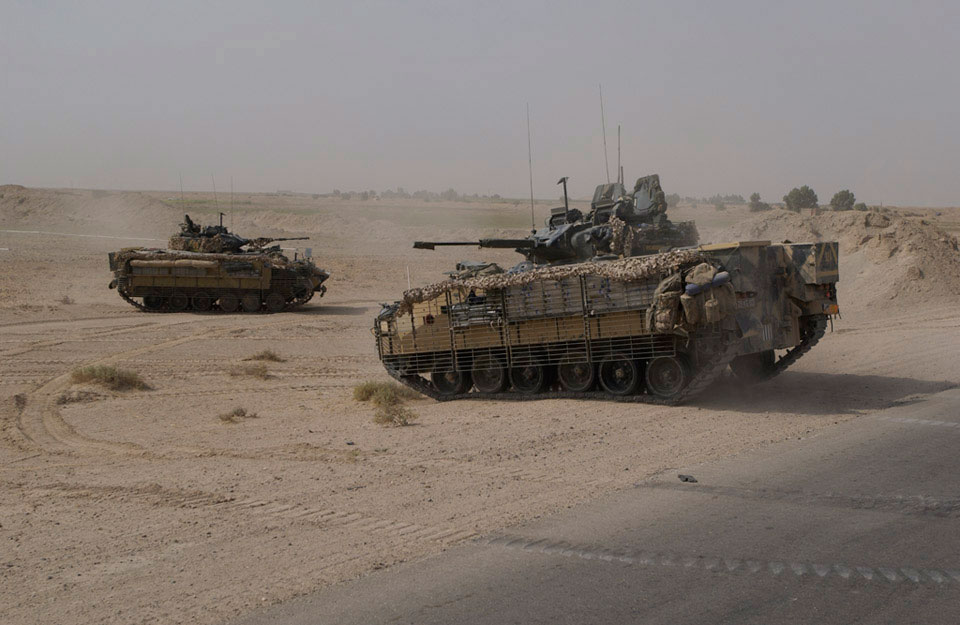 Warrior Infantry Fighting Vehicles of The Black Watch Battle Group ...