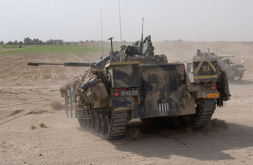 Warrior Infantry Fighting Vehicle of The Black Watch Battle Group, Iraq ...