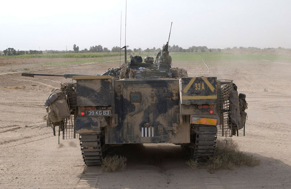 Warrior Infantry Fighting Vehicle of The Black Watch Battle Group, Iraq ...