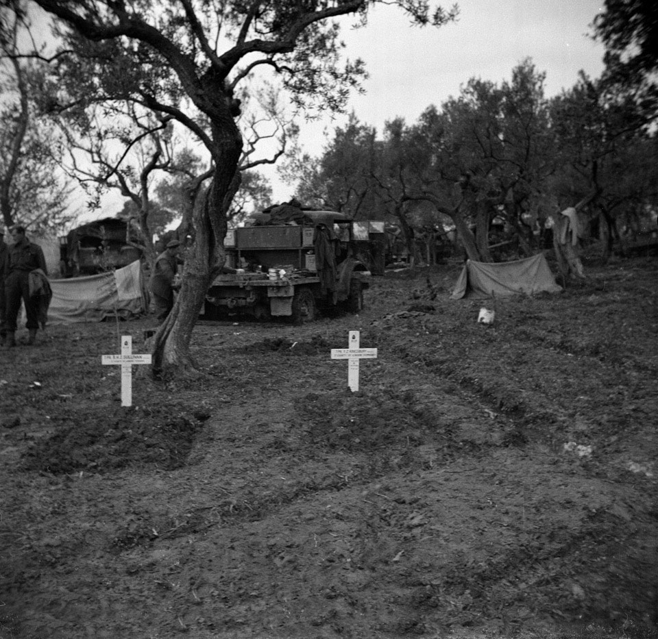 The Graves Of Troopers B H J Sullivan And F J Kingsbury, 3rd County Of ...