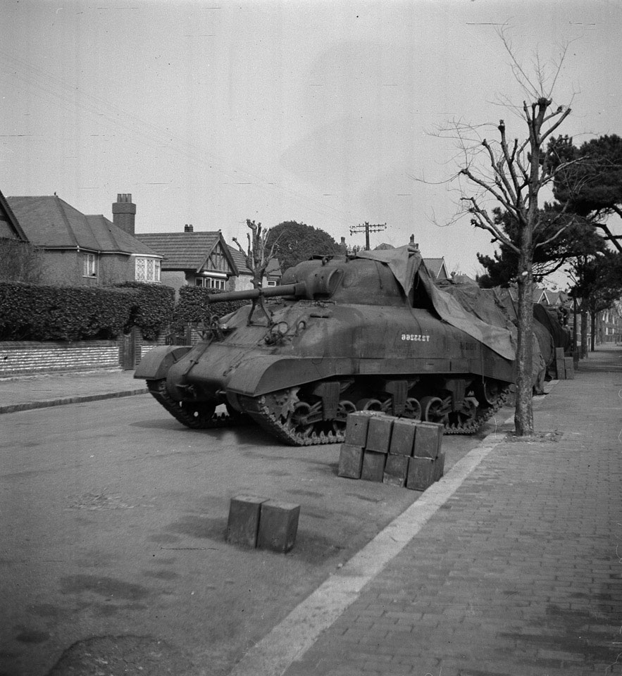 Hq Tanks Windsor Road 3rd County Of London Yeomanry Worthing West Sussex 1944 Online