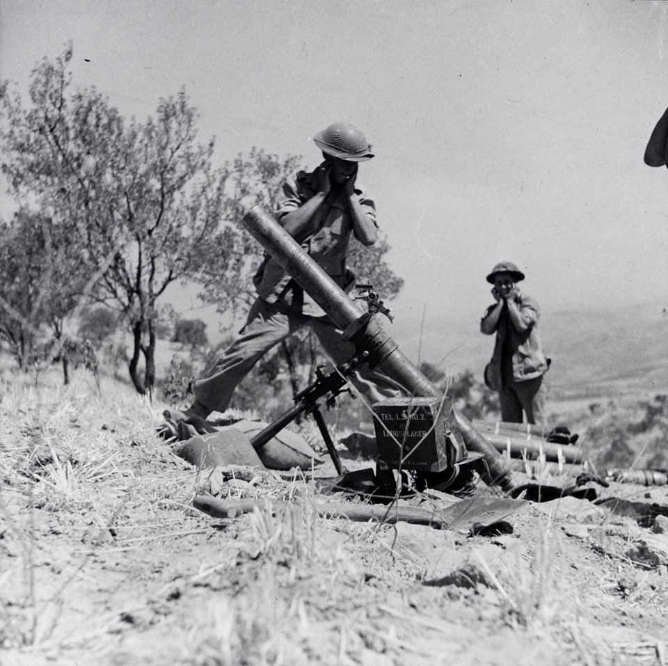 1st Battalion Princess Louise's Kensington Regiment in action on the Adrano front, Sicily 1943