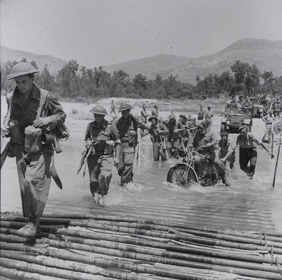 Crossing of the River Melfa, Italy, May 1944