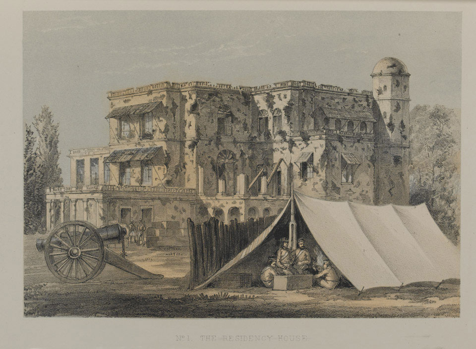 The Residency House, Lucknow, 1858 (c) Online Collection National Army Museum, London
