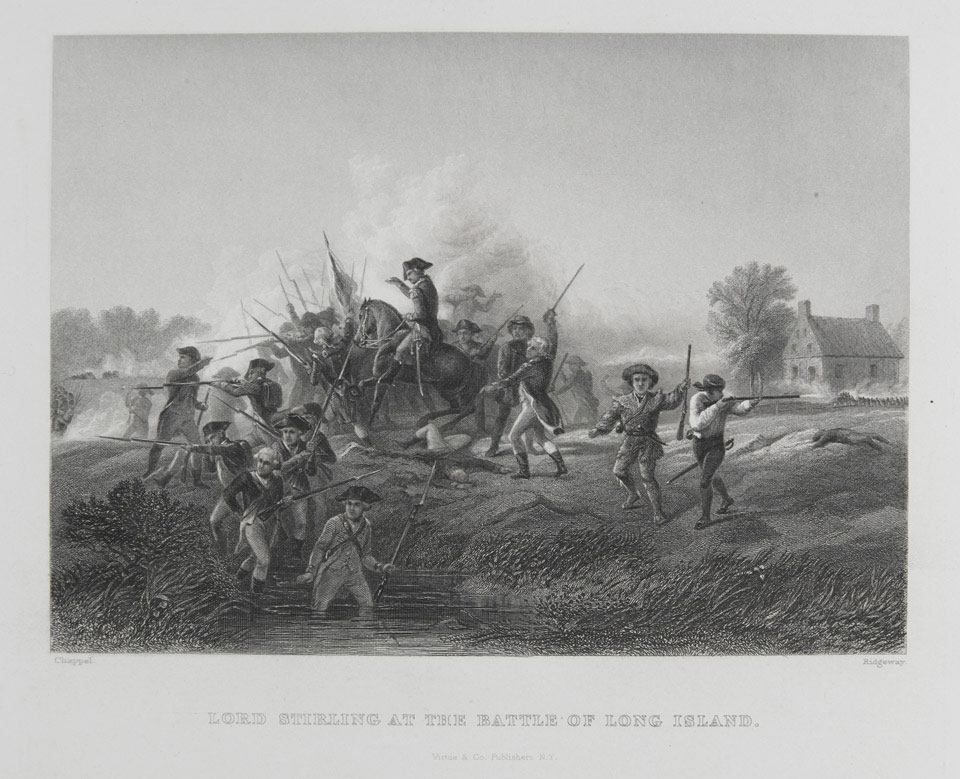Lord Stirling at the Battle of Long Island, 1776 
