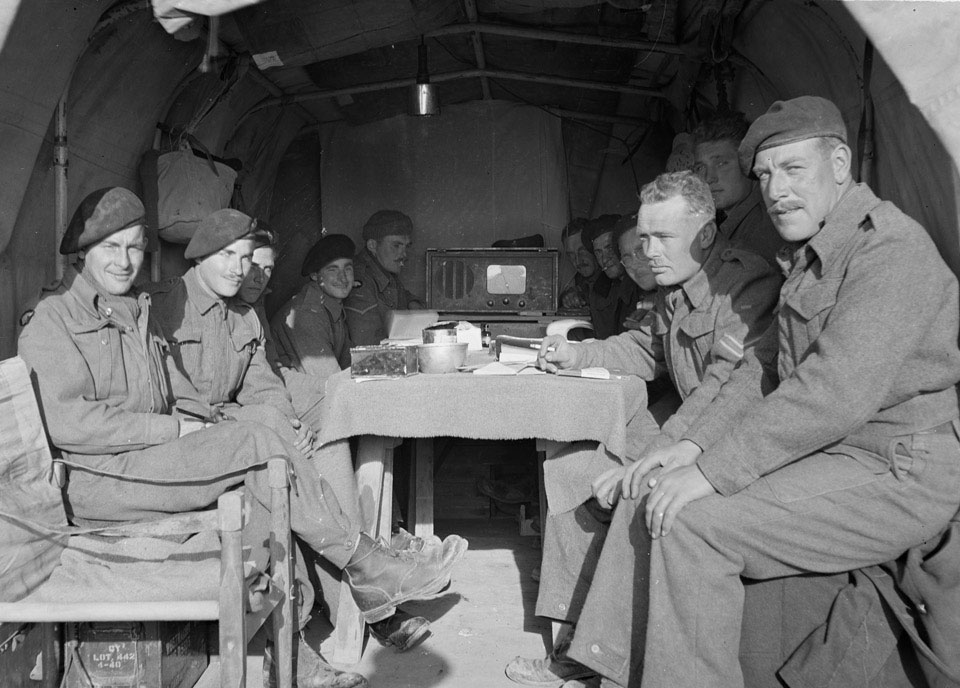 'Inside the Padre's truck', North Africa, 1942 (c)