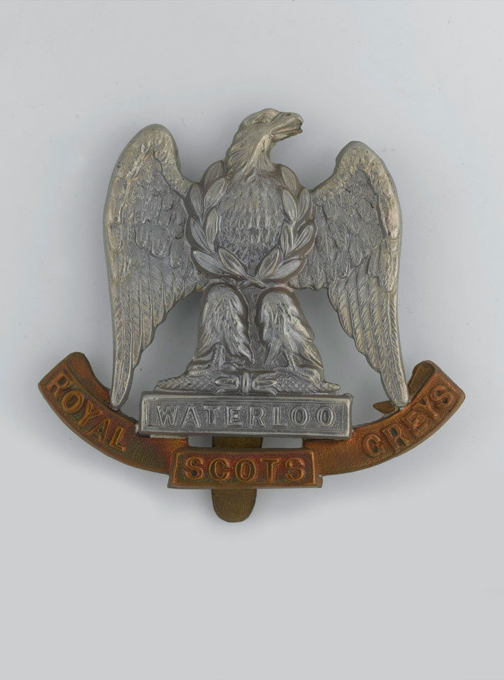 Cap badge, other ranks, The Royal Scots Greys (2nd Dragoons), 1902 (c)