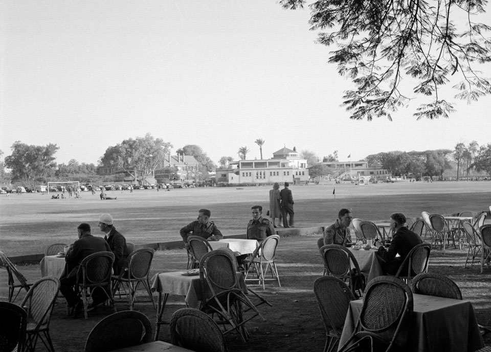 'Gezira Club ORs. teagarden', Zamalek, Egypt, 1942 (c) Online