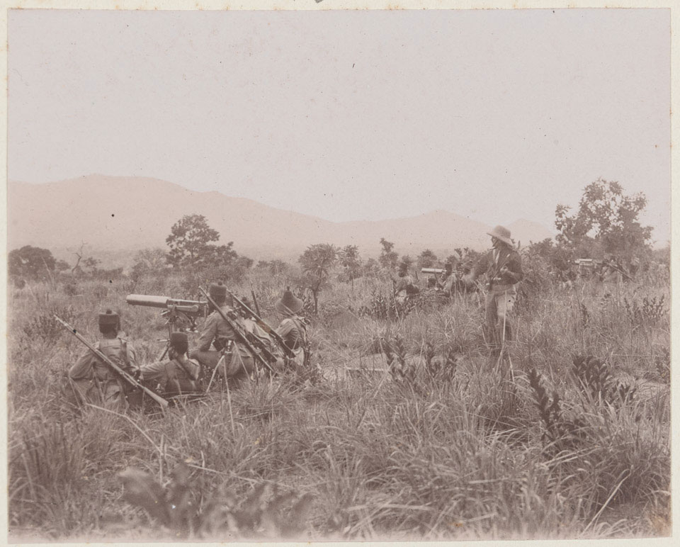 Maxim machine-guns of the Gold Coast Regiment, 1909 (c)