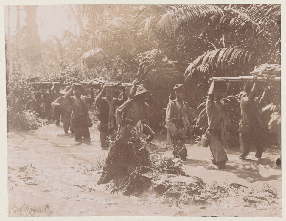 Crossing a swamp, 1906 (c) | Online Collection | National Army Museum ...