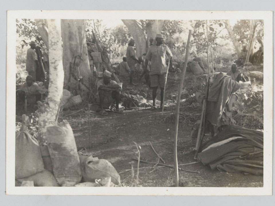 A Camp Of The 4th Uganda Battalion The Kings African Rifles Near