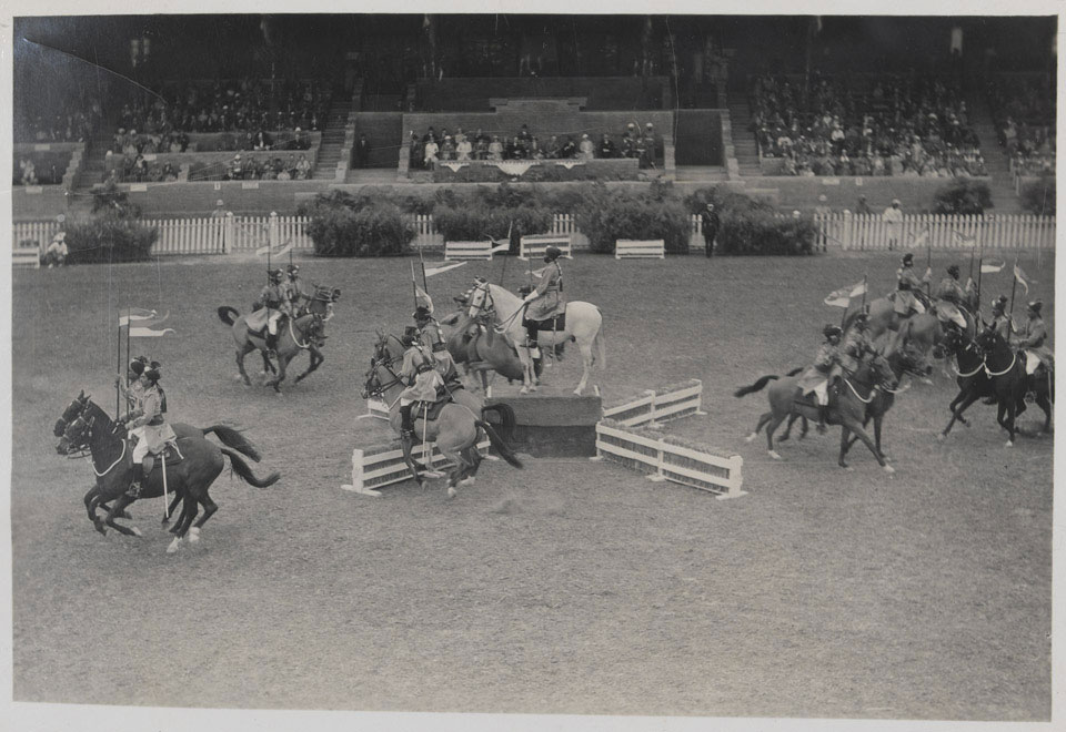 Indian Army equestrian event, 1920s (c) Online Collection National