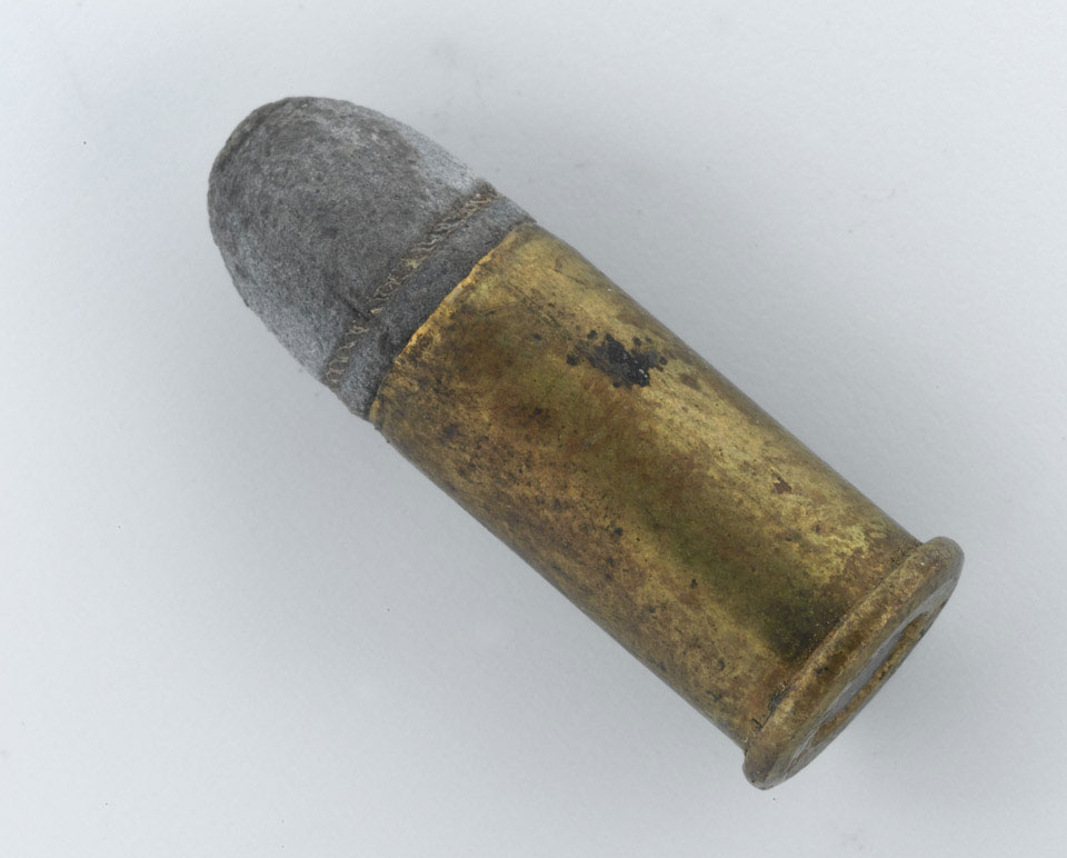 Centre-fire revolver cartridge, .320 inch, undischarged, 1896 (c)