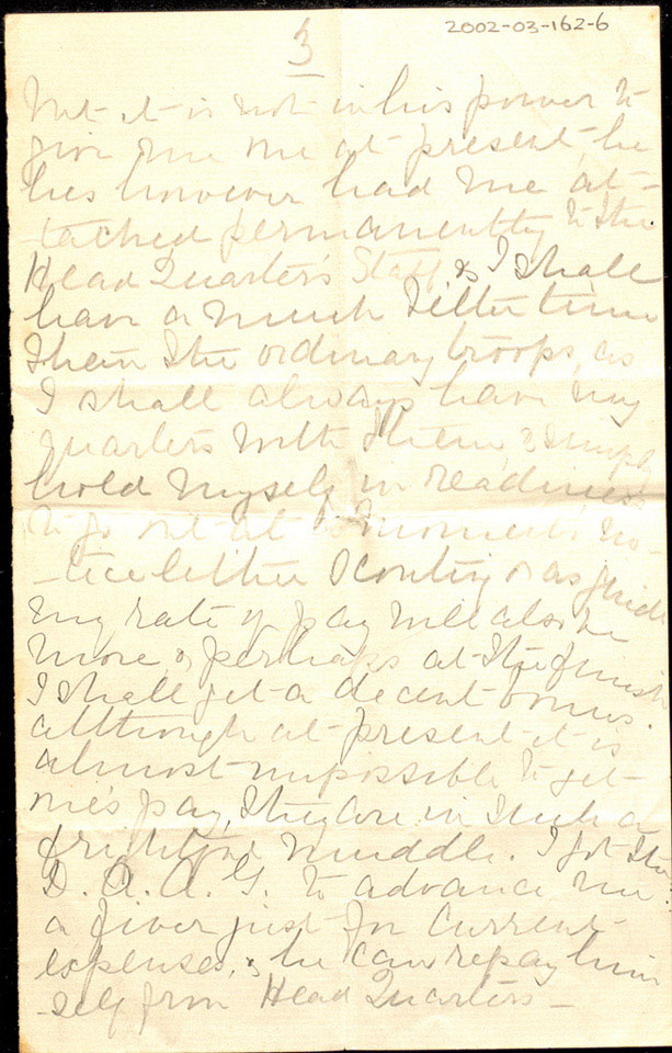Incomplete letter by Stuart Edward Craig, written to an unknown ...