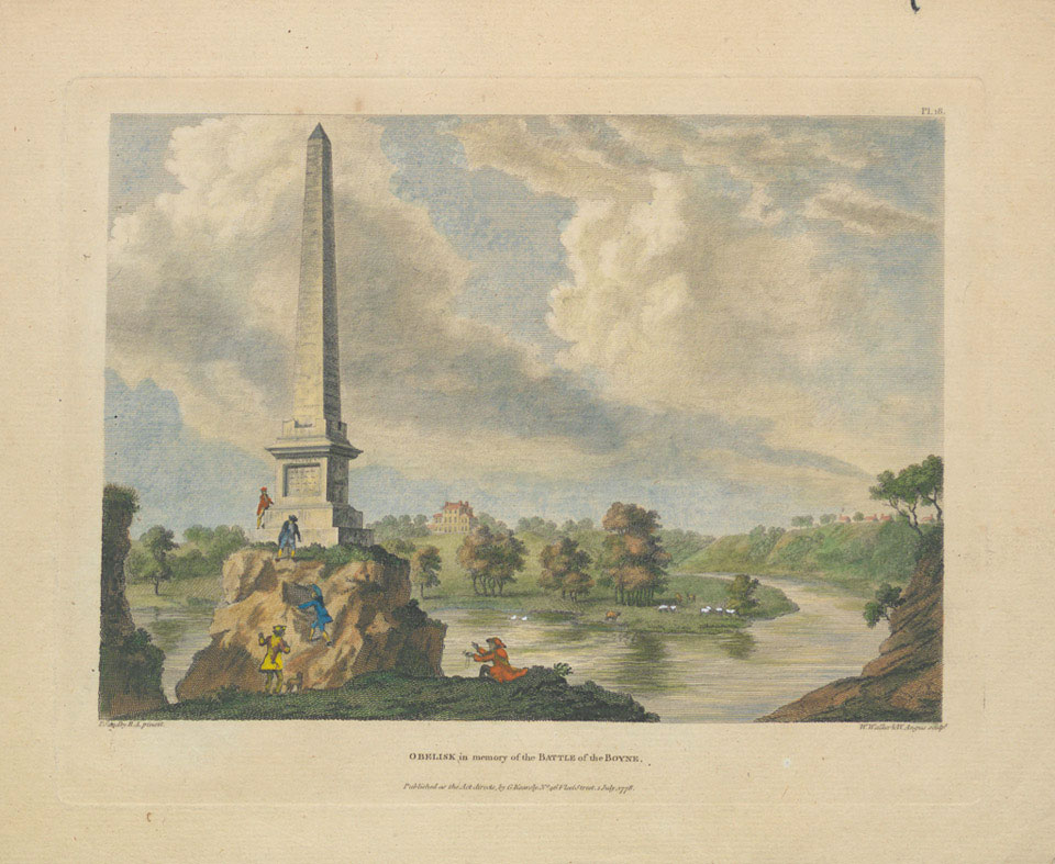 Obelisk in memory of the Battle of the Boyne, 1690