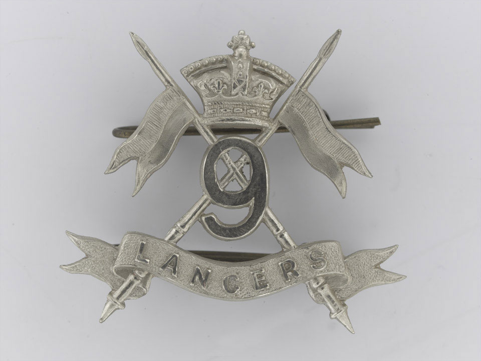 Cap badge, 9th (Queen's Royal) Lancers, 1900 (c)