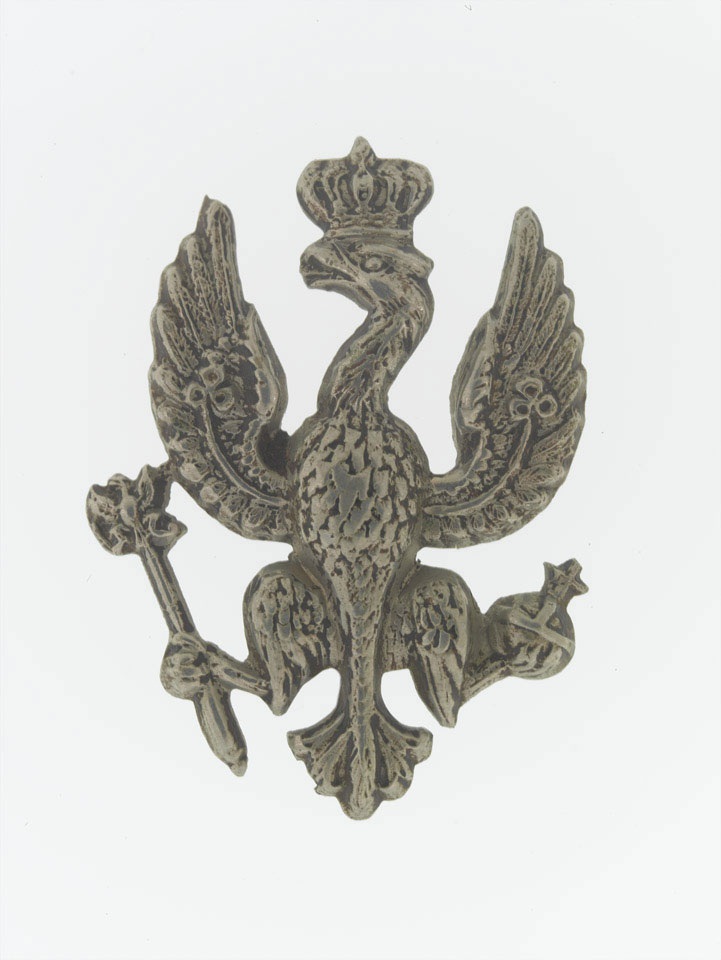 Other ranks' collar badge, 14th (King's) Hussars, 1900-1904