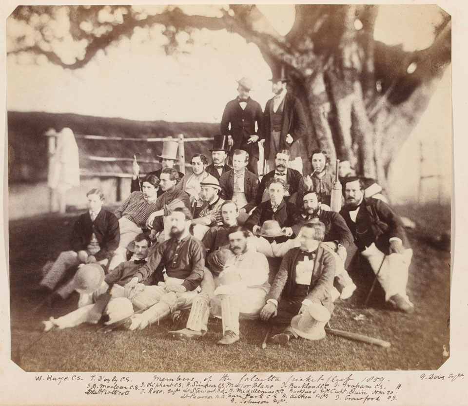 Members of the Calcutta Cricket Club, 1859