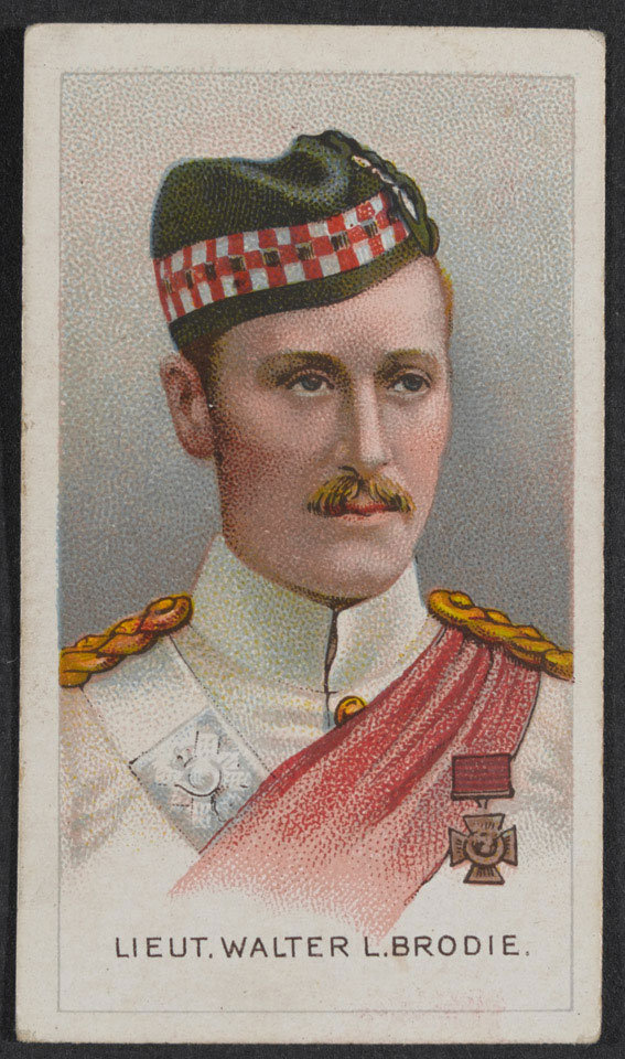 'Lieutenant Walter L Brodie', cigarette card, 1915