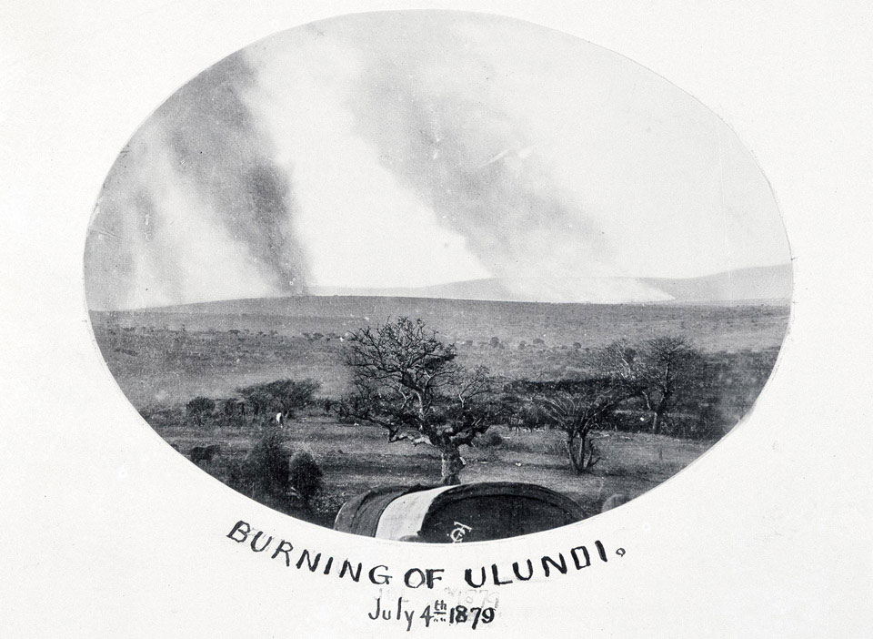 The burning of Ulundi, Zulu War, 4 July 1879