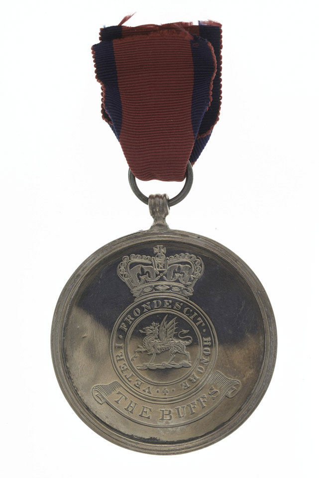 Regimental Silver Medal for Merit, Private William Carr, The Buffs Regiment, 1811