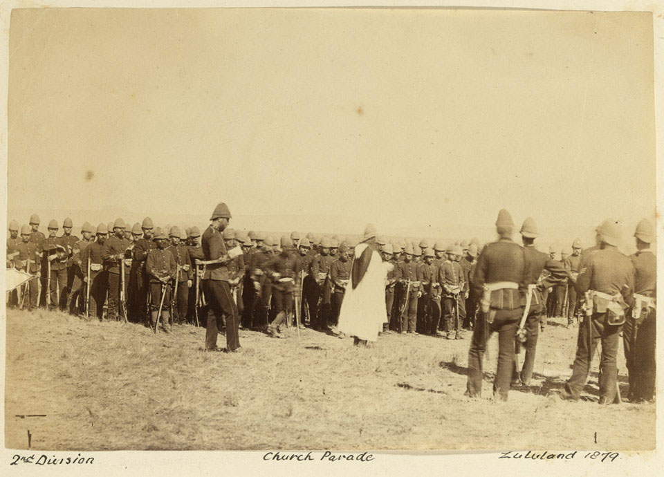 '2nd Division Church Parade, Zululand, 1879'