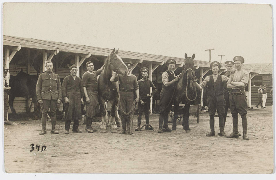 Stables of The Buffs (East Kent) Regiment, 1914