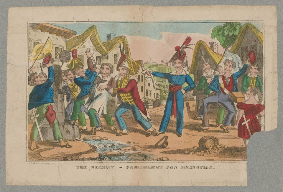 'The Recruit - Punishment for Desertion', 1810 (c)
