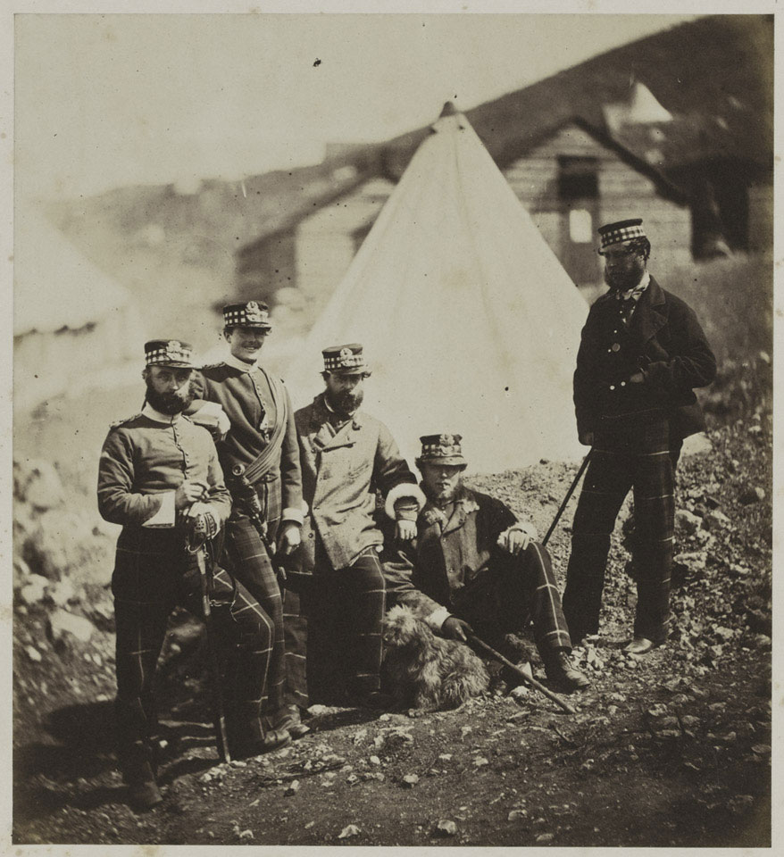 Officers of the 71st (Highland) Regiment of Foot (Light Infantry), Crimea, 1855 (c)